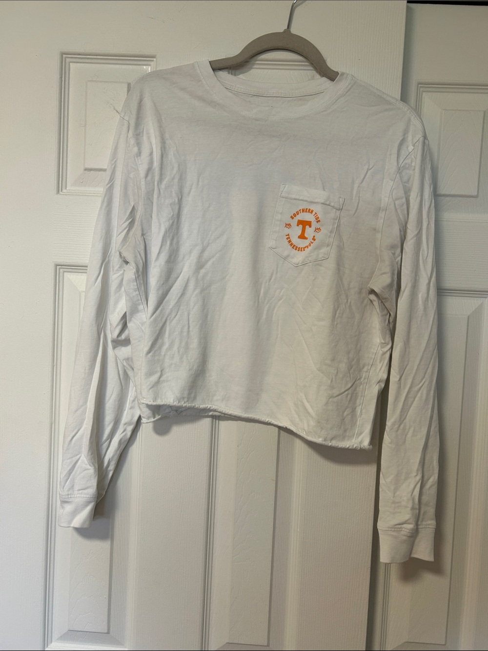 University of Tennesse Cropped Long Sleeve Tee